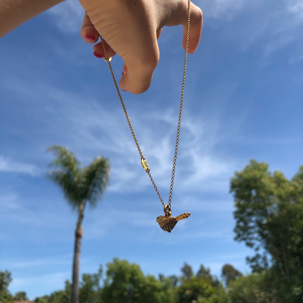 Juicy Couture bird charm necklace - Picture 3 of 4